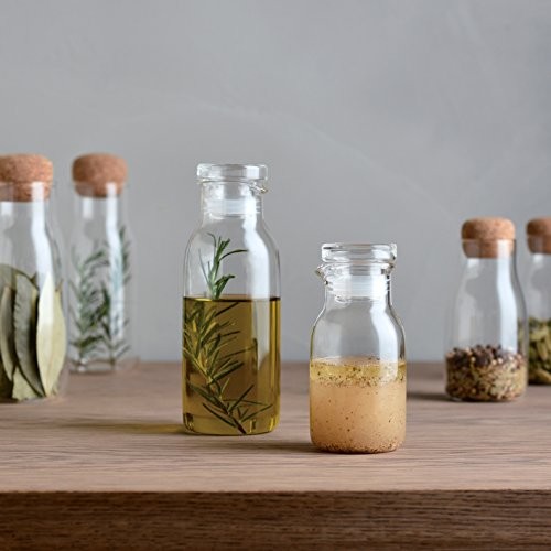 KINTO BOTTLIT 27686 Dressing Bottle, 4.1 Fl Oz (130 Ml), Microwave and Dishwasher Safe, Heat-resistant Glass