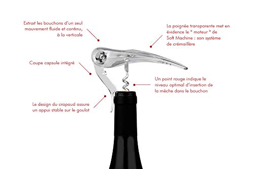 L'Atelier Du Vin Soft Machine Crystal Corkscrew