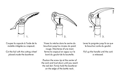 L'Atelier Du Vin Soft Machine Crystal Corkscrew