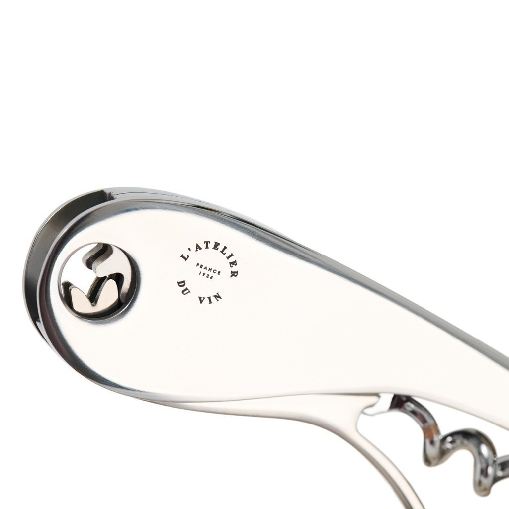 L'Atelier Du Vin Soft Machine Sommelier Corkscrew - Silver  - Can Be Engraved or Personalised