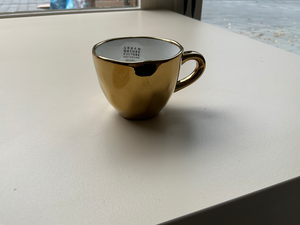 Urban Nature Culture - Tasse à espresso doré 