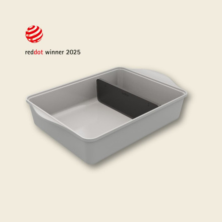 [MJPFGR] L’Incroyable plat à four ajustable Cookut (Perle)