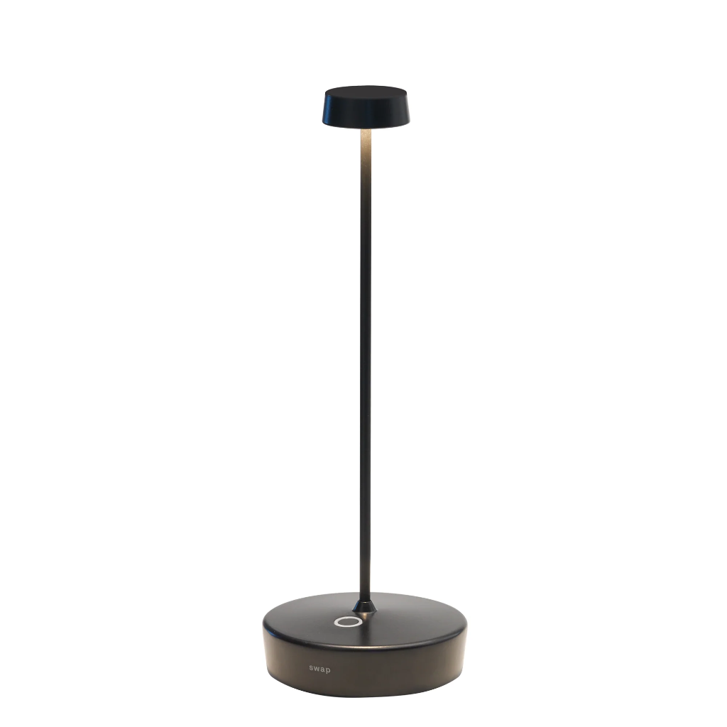 Zafferano - Swap Lampe de table  (Matt black)