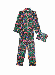 Curiosity Lab Pyjama Mandu Parrot Black  (38)