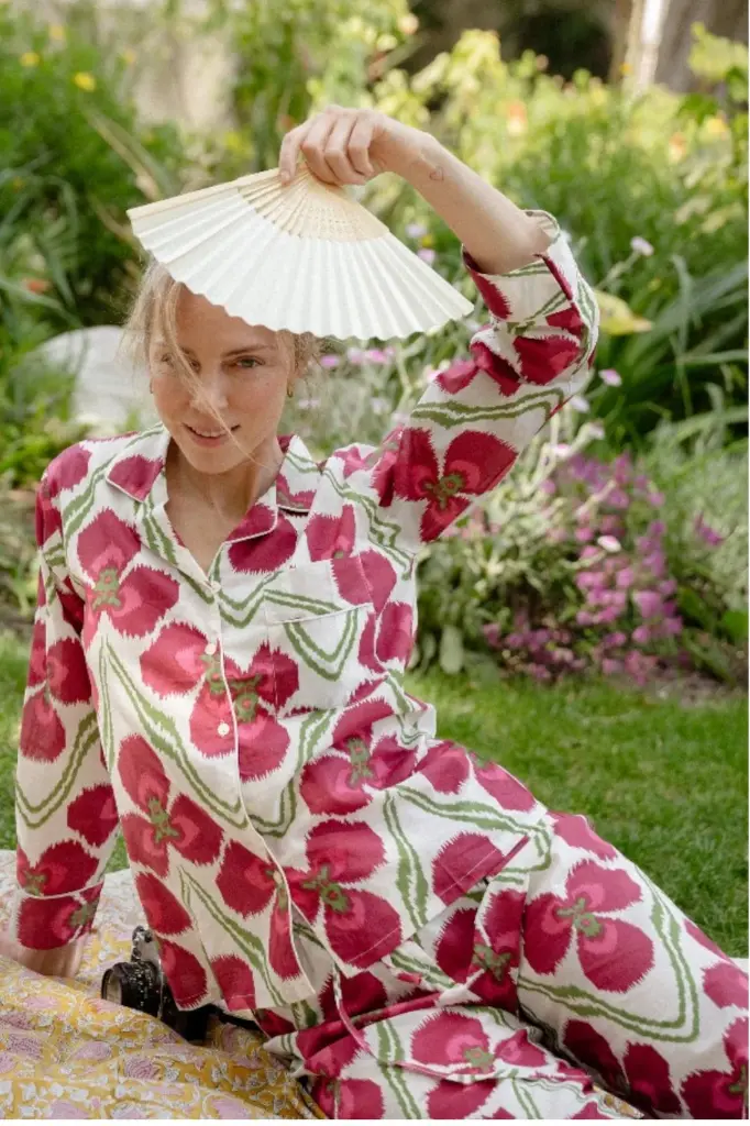 Curiosity Lab Pyjama Set Mandu Bordeaux 