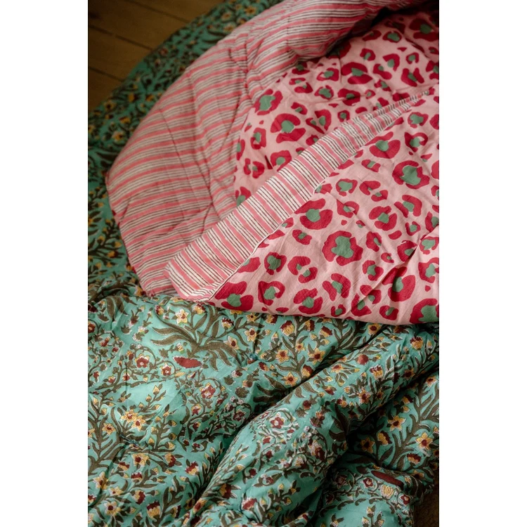 Curiosity Lab Courte pointe Jungle verte 