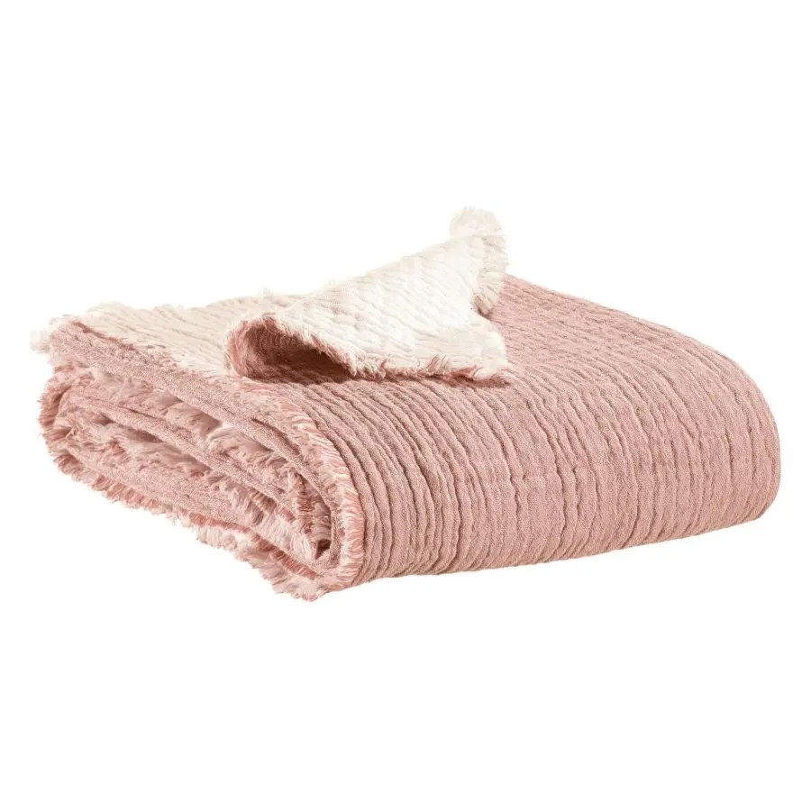 Maison Vivaraise - Emilio Plaid (Terracotta, 130x200)