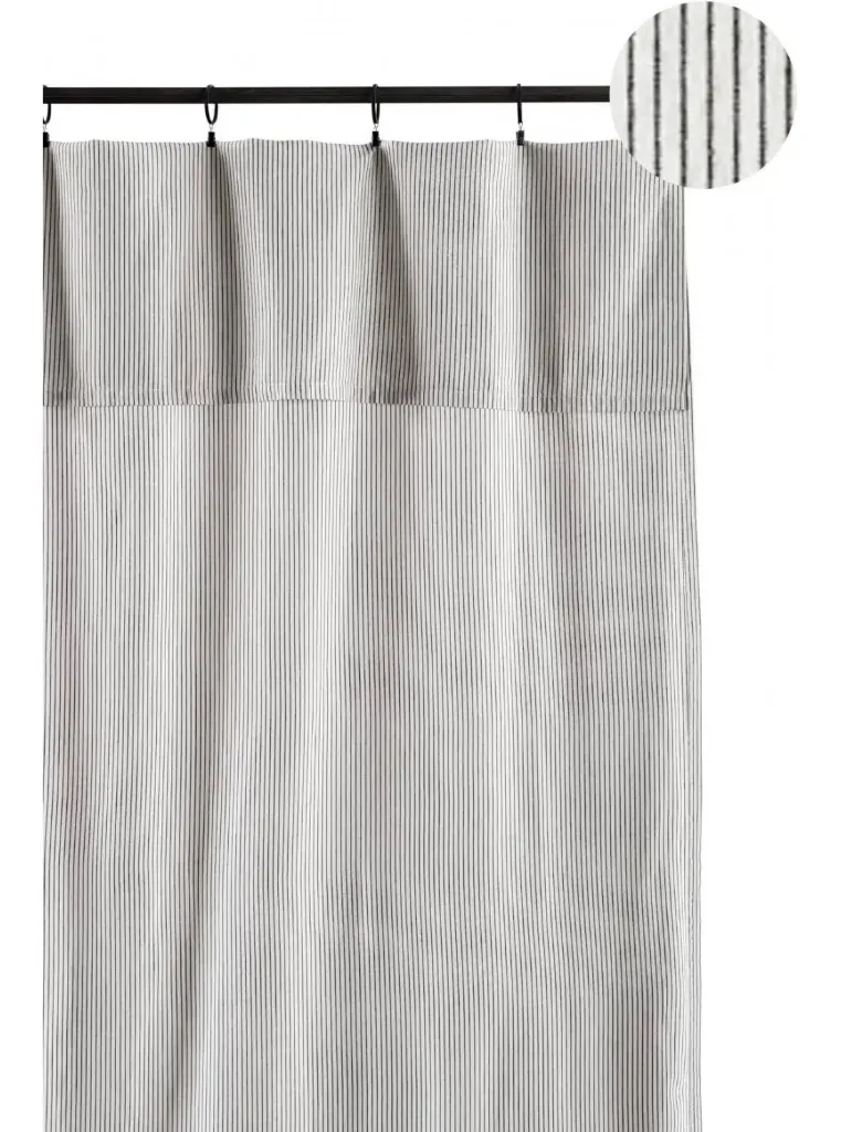 La cerise sur le gâteau - Rideau Leonie Caviar 280 x 140 cm   