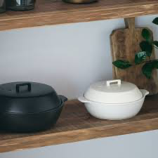 [25215] Cocotte en céramique 2,5l Kakomi - KINTO (White)