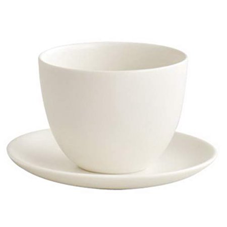 Tasse à thé et sous tasse PEBBLE - KINTO (White)
