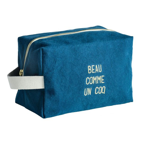 Trousse de toilette - La Cerise sur le Gâteau - (Beau Orage bleu)