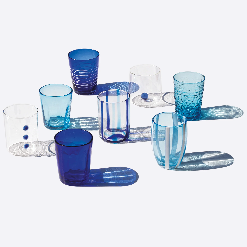[MP00107] Zafferano - Melting pot verres (Bleu)