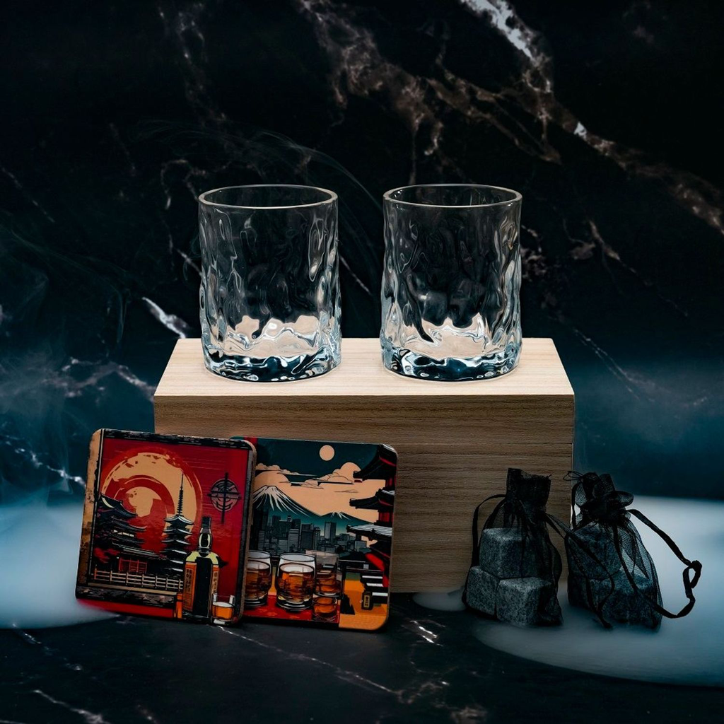 Sostraw & smartthing Coffret cadeau verre whisky Duo 