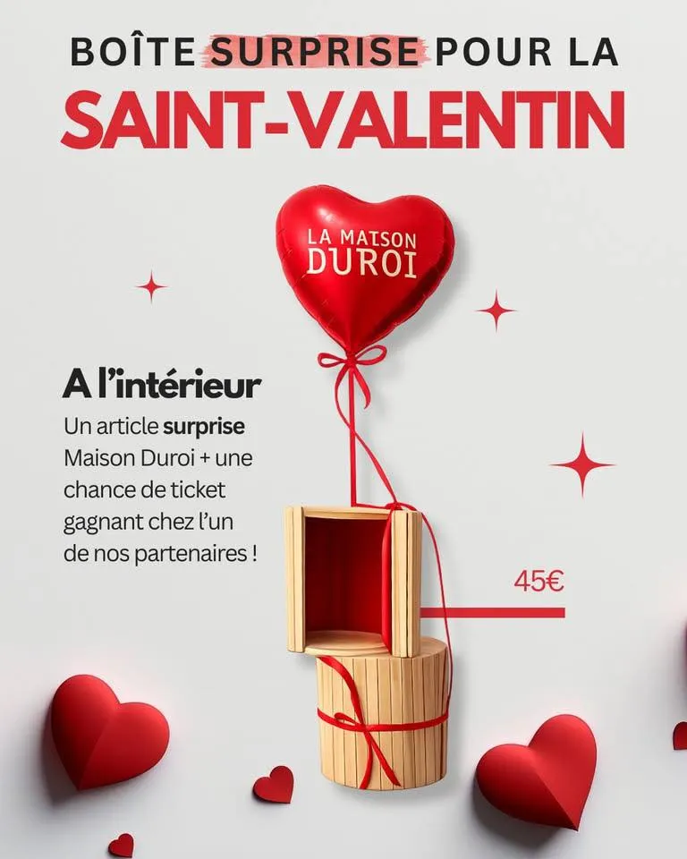 Cadeau surprise Saint-Valentin