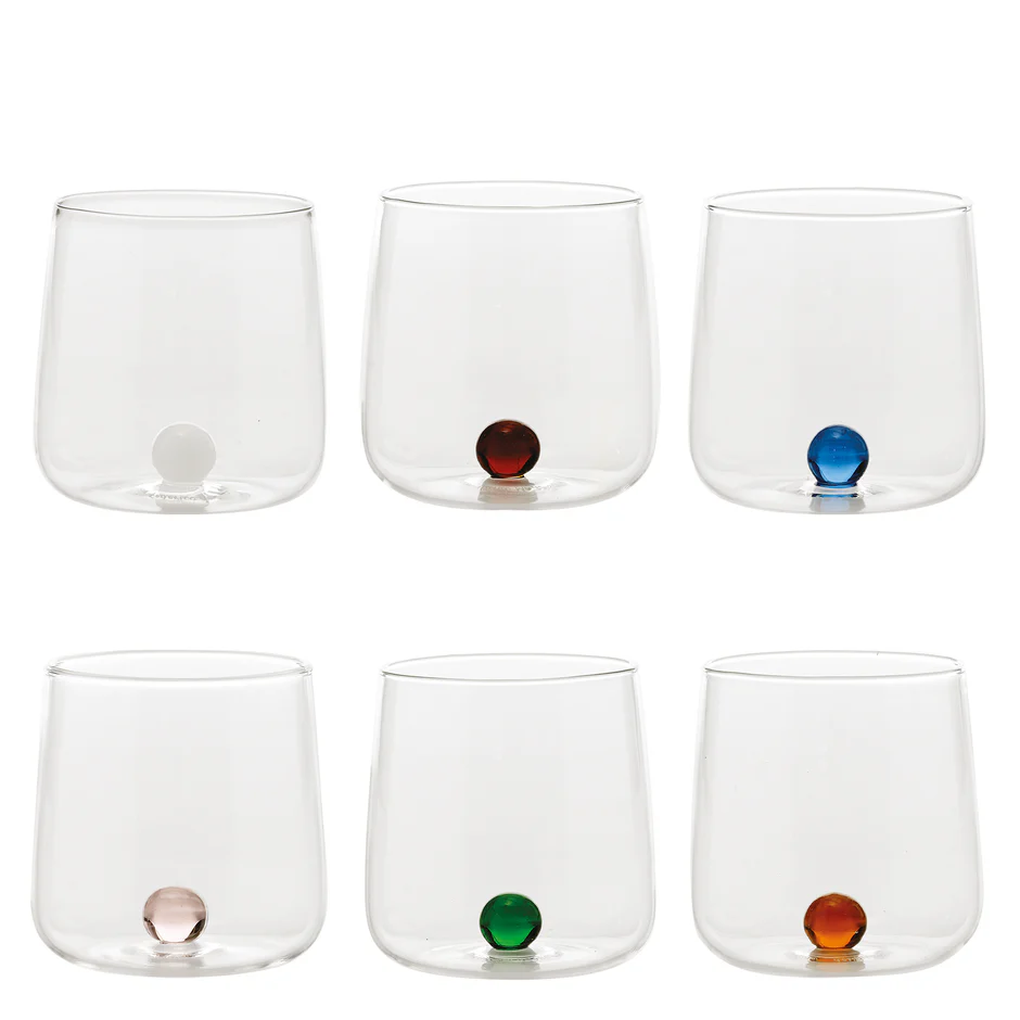 [BA00199] Verre à eau Bilia assortiment de 6 - Zafferano
