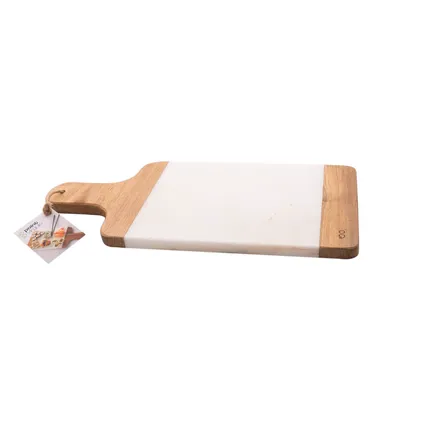 [PV-LIV-1502] Planche à découper en marbre et acacia