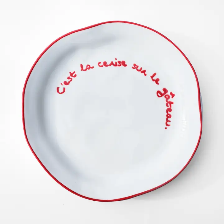 Petite assiette à message- Maegen