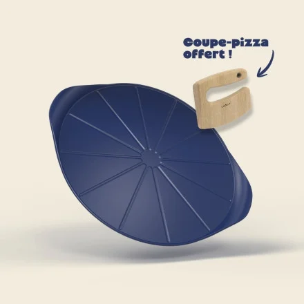Le formidable plat à pizza avec couteau - Cookut