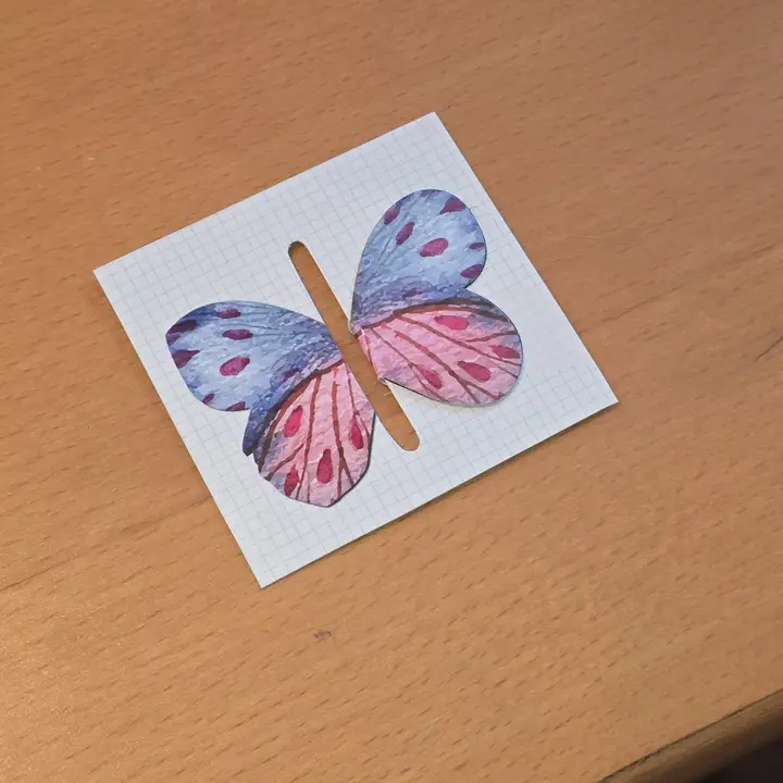 Marque-page aimanté papillon - Sostraw