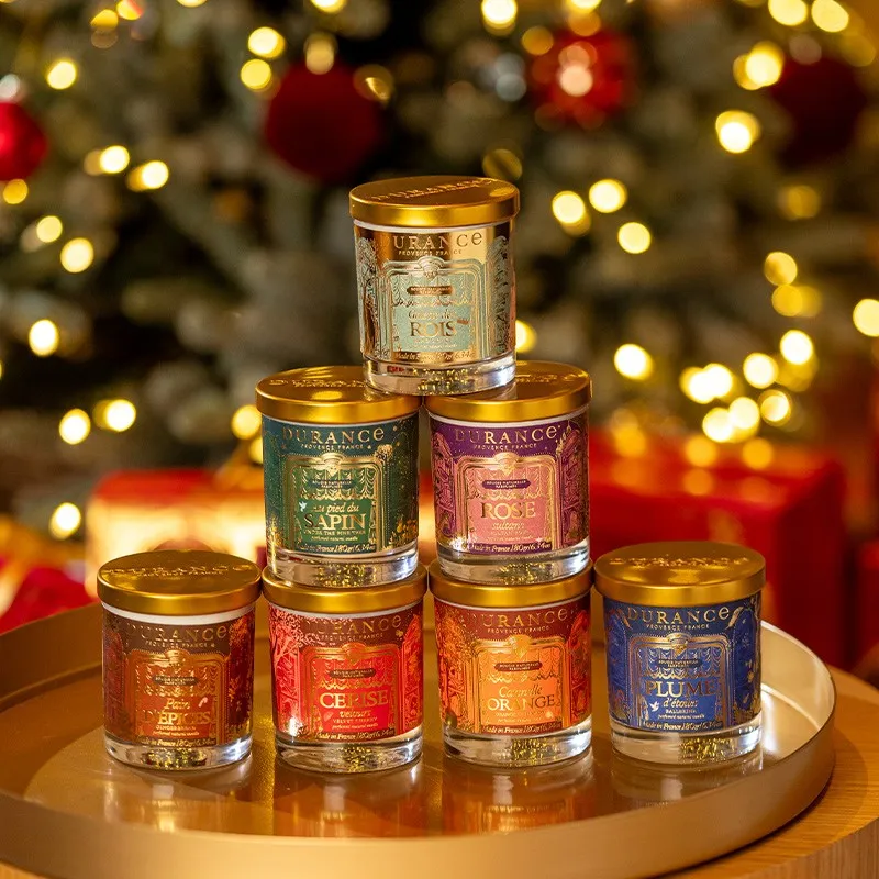 [DU70133] Durance - Coffret 3 bougies de Noël (Orange/Cerise/Epices)