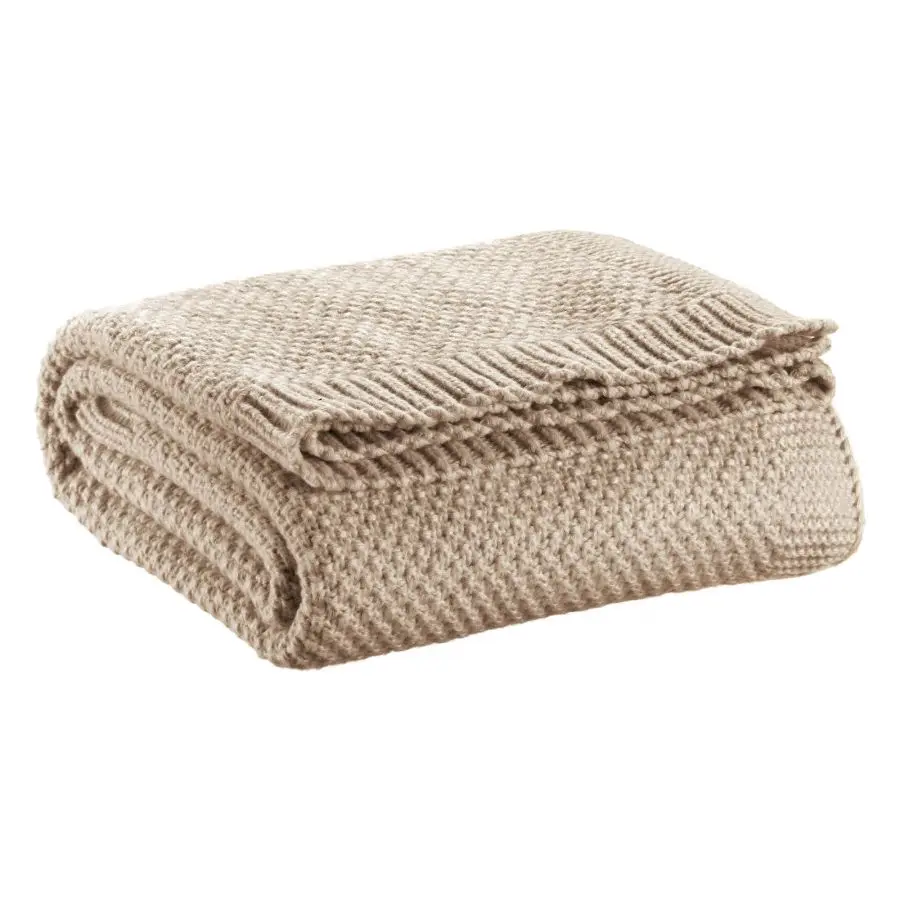 Plaid tricot Danilo (130x160cm) - Vivaraise