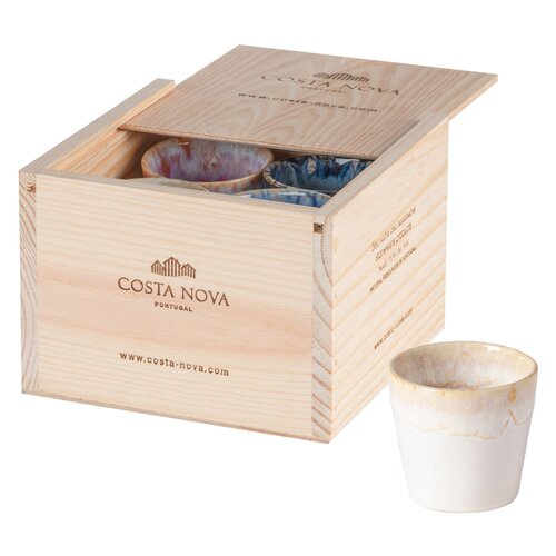 Box cadeau 8 tasses espresso - Costa Nova (Espresso, BEIGE)