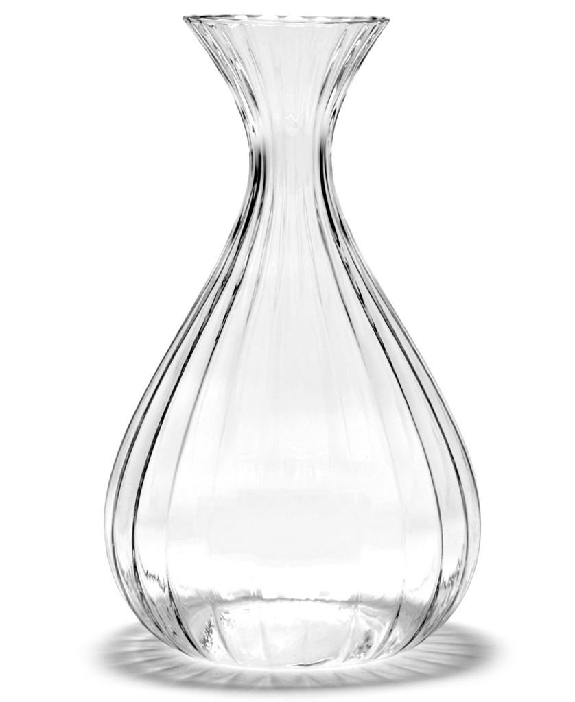 Serax Carafe  Transparent Ribbed  (L)