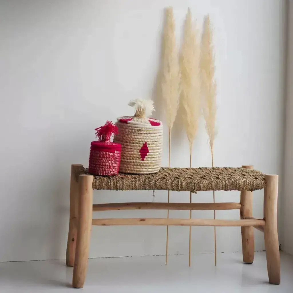 Banc en bois d'eucalyptus - Hyd'ile