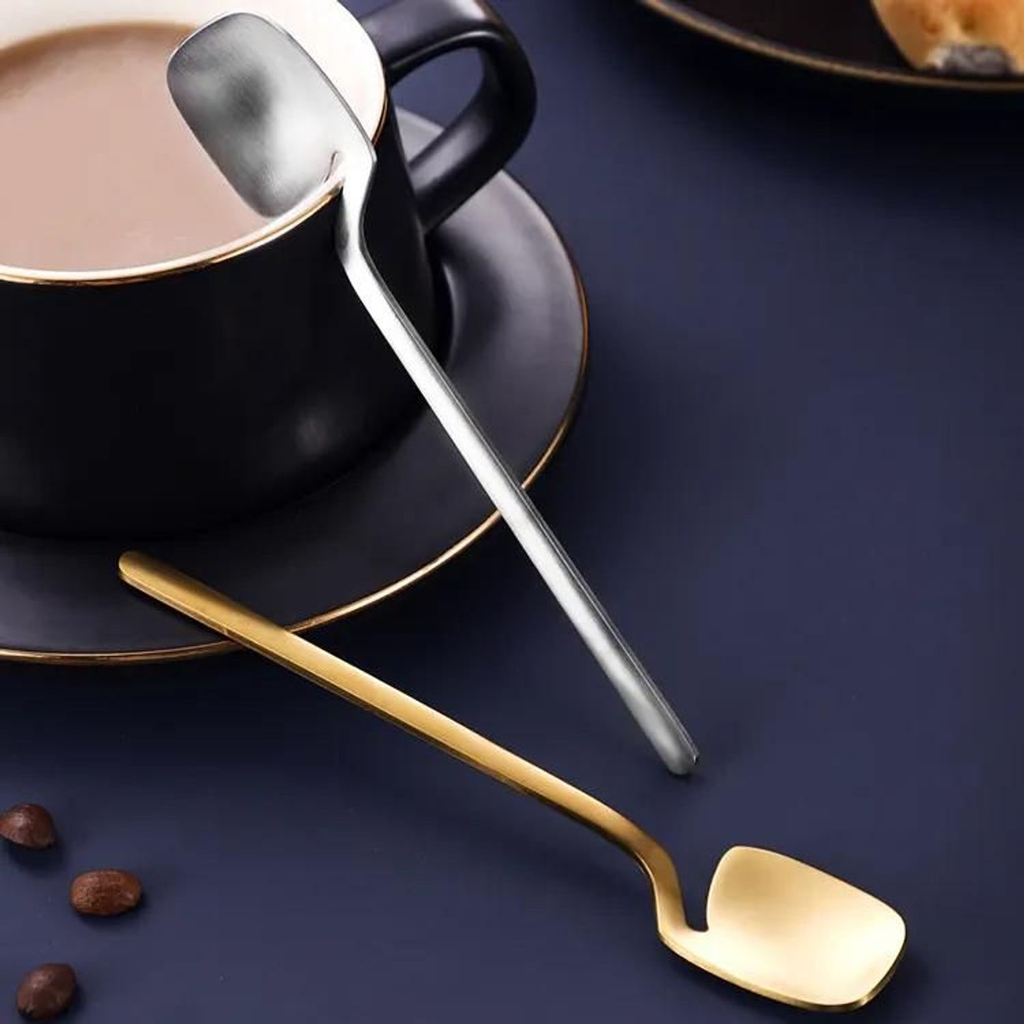Cuillère à café et pâtisserie Hanging - Sostraw & Smartthing (Doré)