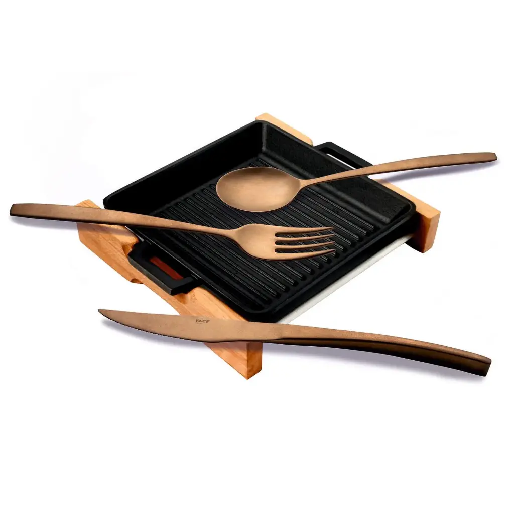 Couverts Nepal Face - 24 pièces