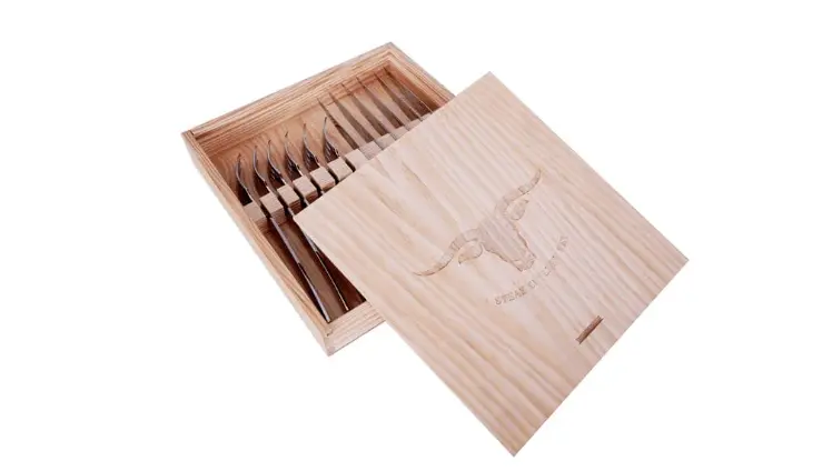 Couverts à steack Sunset Shiny Face - 12 pièces