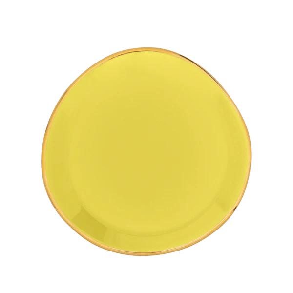 Assiette plate Good Morning- Urban Nature Culture (Jaune, 14cm)